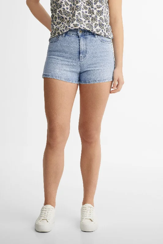 Short en jeans ligne A - Femme