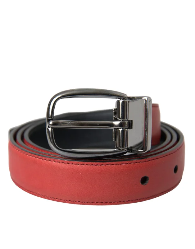 Dolce & Gabbana  Leather  Metal Buckle Belt Men's Men