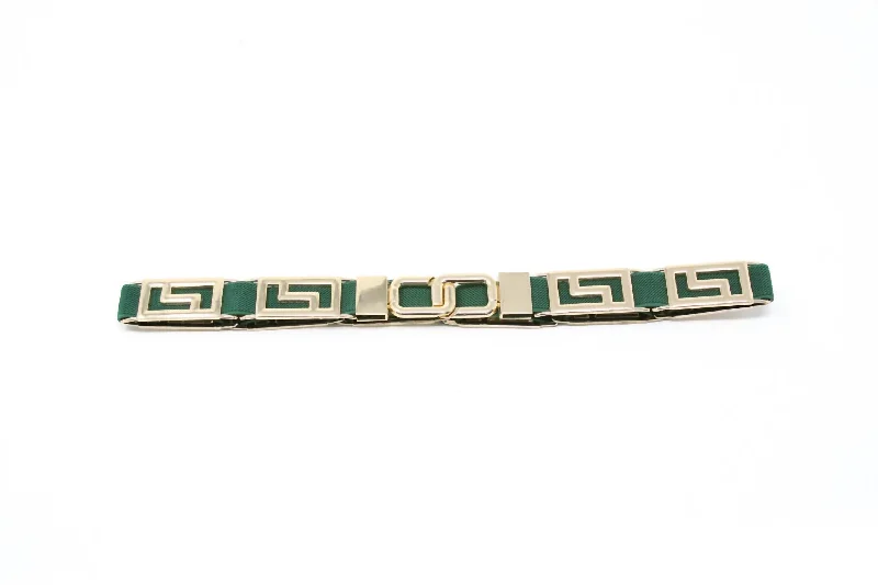 Women's Stretch Belt In Kelly Green