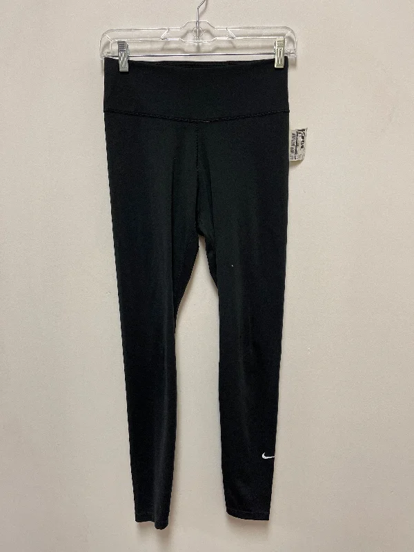 Athletic Leggings By Nike In Black, Size: S