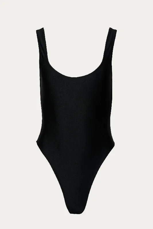 Bite Me One-Piece Swimsuit In Black