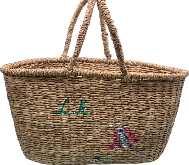 Natural Wicker Handwoven Basket Bag