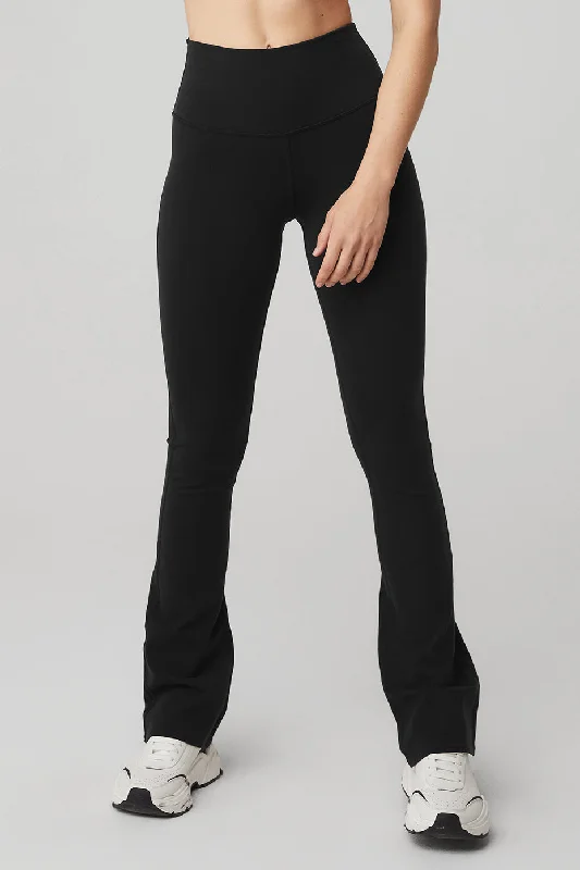 Airbrush High-Waist Bootcut Legging - Black